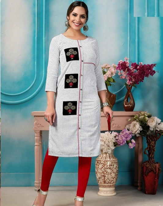 Handloom Cotton Kurti-5001