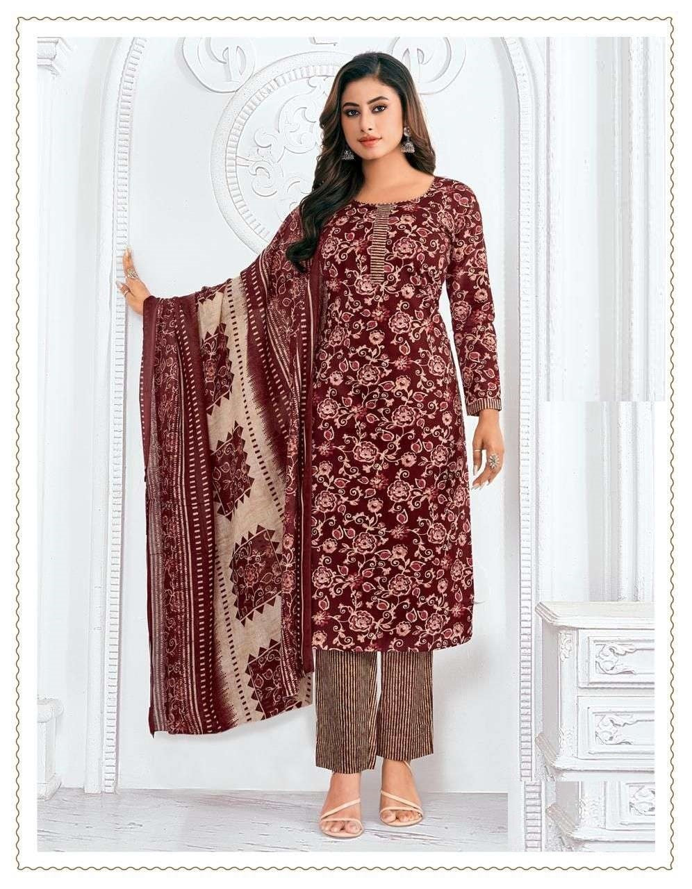 Buy Latest Collection Of Women Cotton Suit Online- VogPap