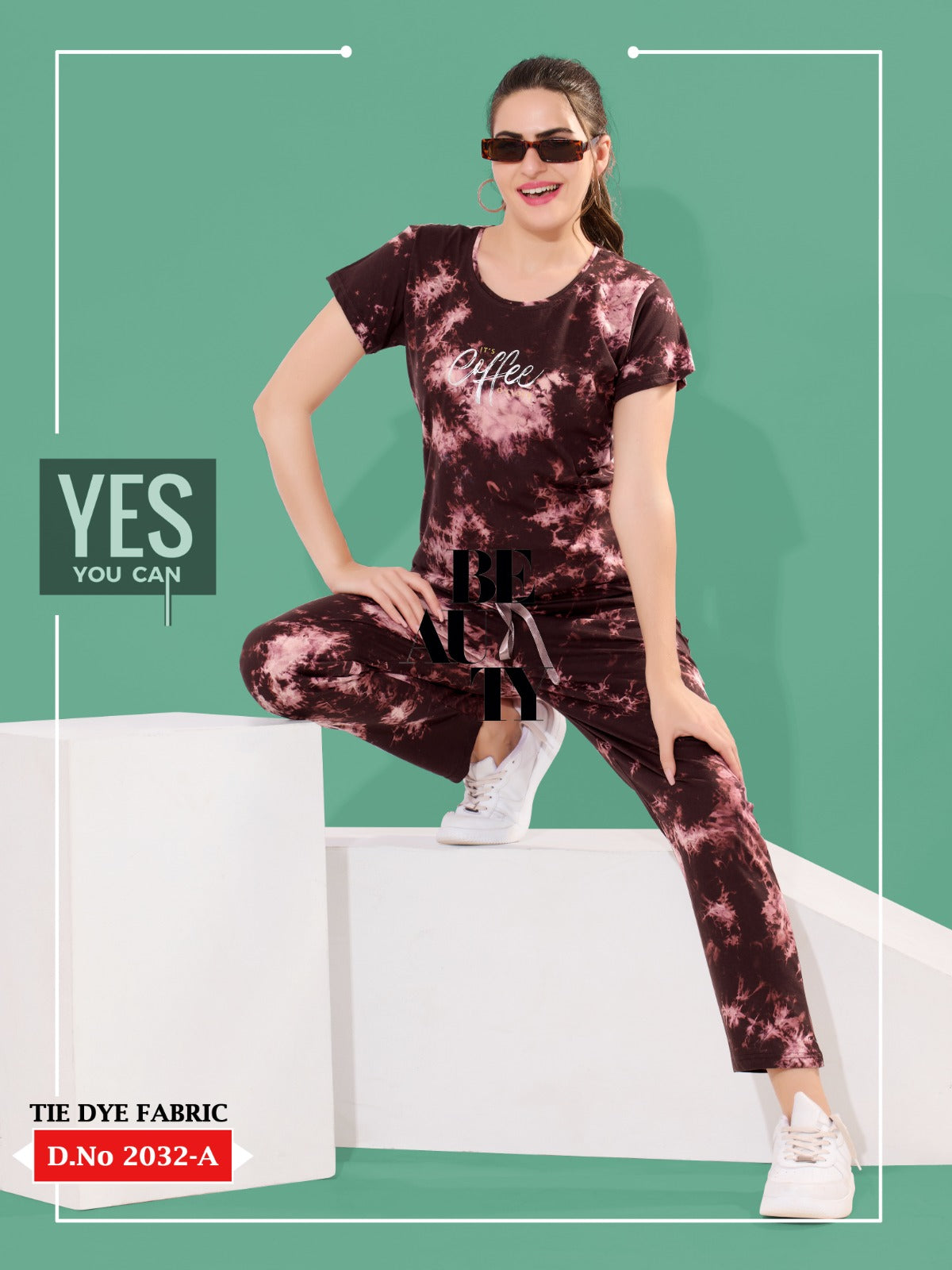 Buy Tie Dye Printed Nightsuit Online in India - VogPap