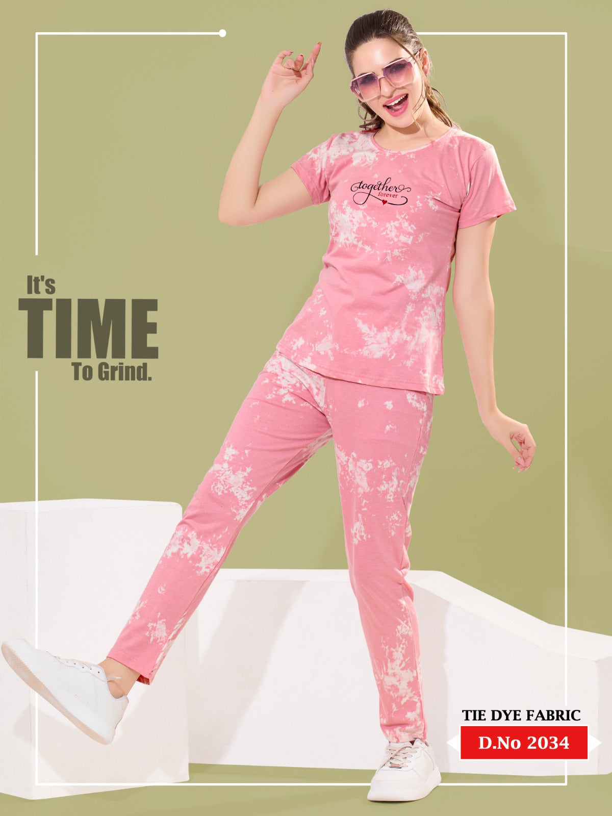 Buy Tie Dye Printed Nightsuit Online in India - VogPap