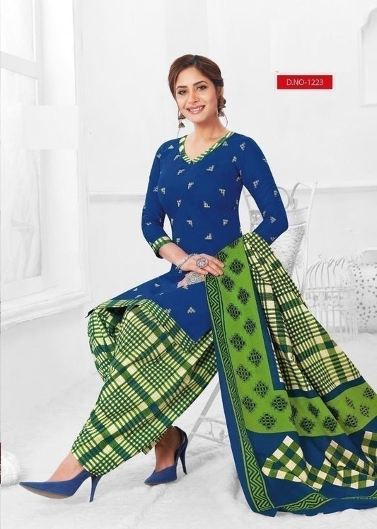 Cotton Fully Stitched Suit - 1223