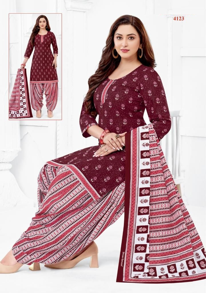 Cotton Fully Stitched Suit - 4123