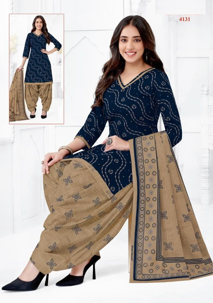 Cotton Fully Stitched Suit - 4131