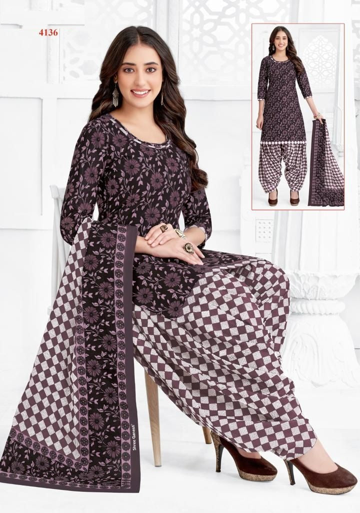 Cotton Fully Stitched Suit - 4136