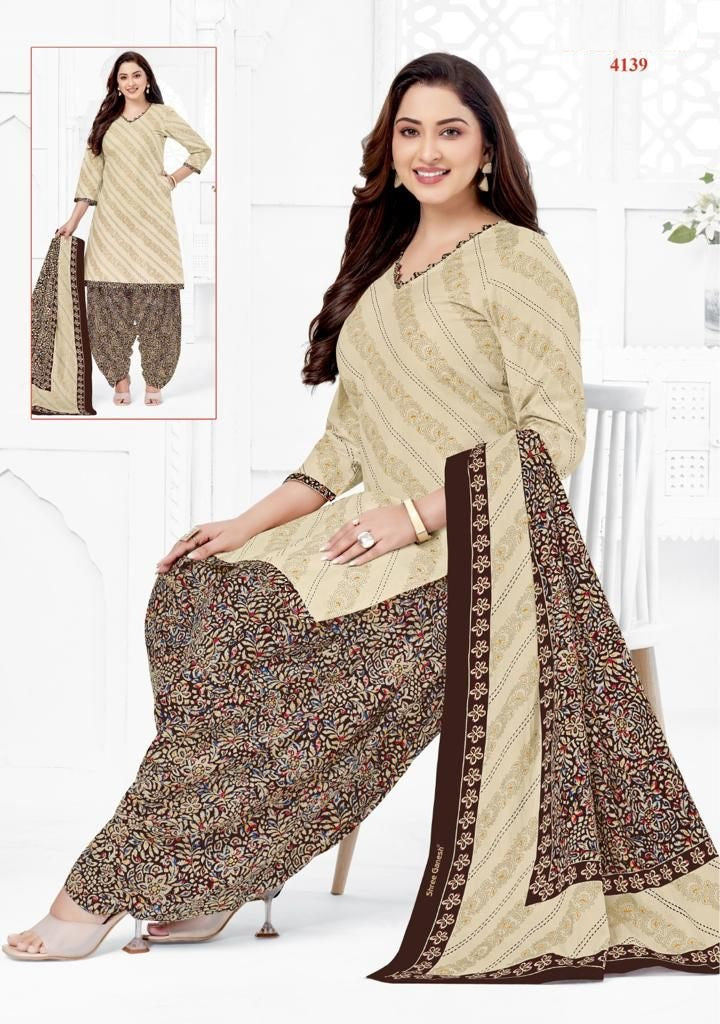 Cotton Fully Stitched Suit - 4139